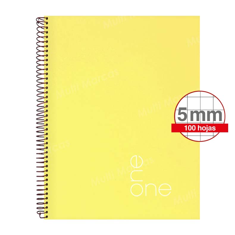 Cuaderno Artesanal de 200 Hojas, Tamaño Medio 1/2 Oficio Cuadrícula 5 mm. Anillo Plástico, Tapa Con Diseños
