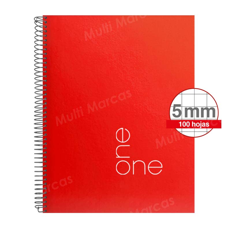 Cuaderno Espiral WINNER con Diseño Tamaño Medio Oficio Cuadrícula Intermedia 4 mm