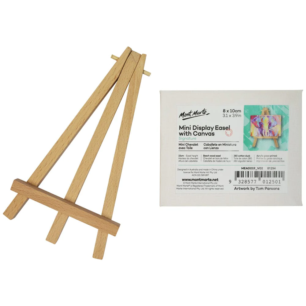 Easel and Canvas Discovery Large 30 x 40cm (11.8 x 15.7in) – Mont Marte  Global