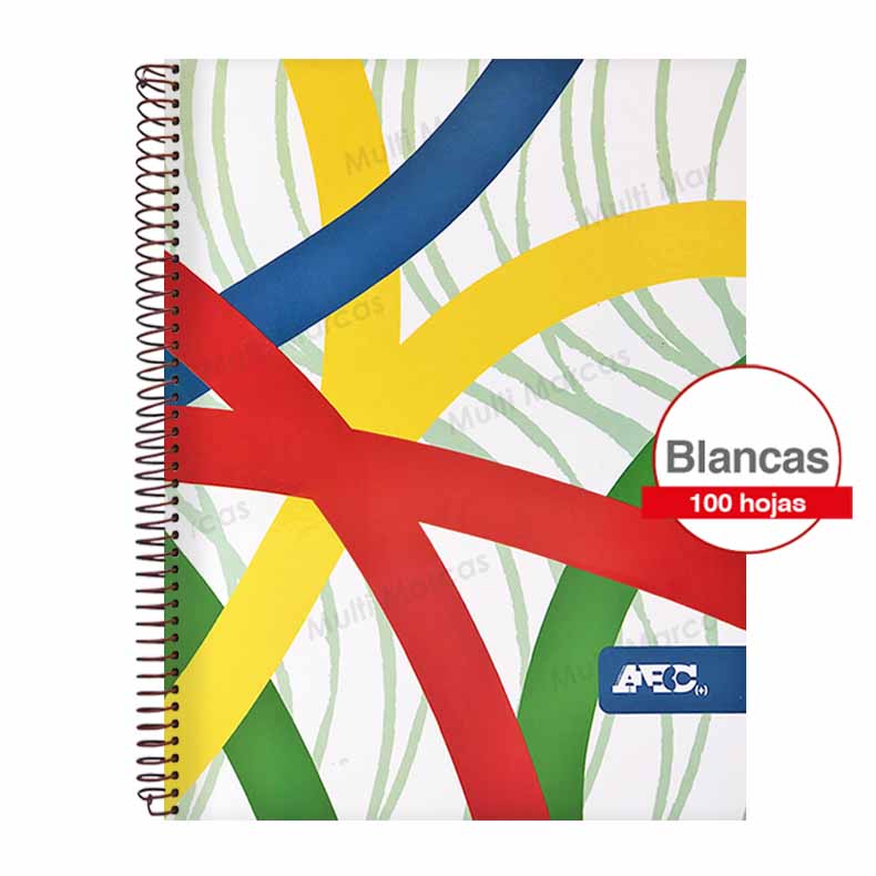 Cuaderno Espiral Tapa Colores Plenos Tamaño Carta, 100 Hojas - TOP