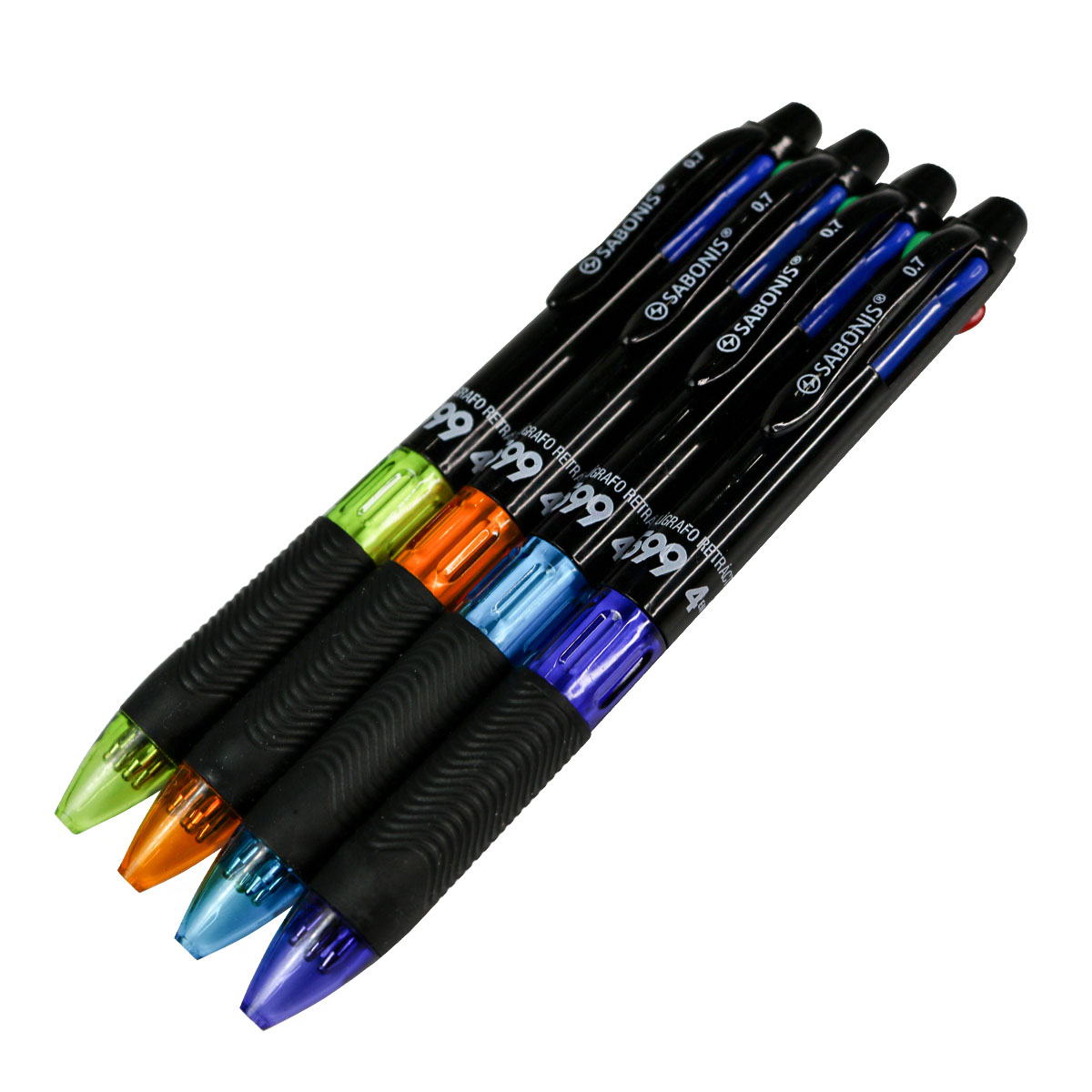 Bolígrafo Retráctil 4 Colores en 1 SABONIS