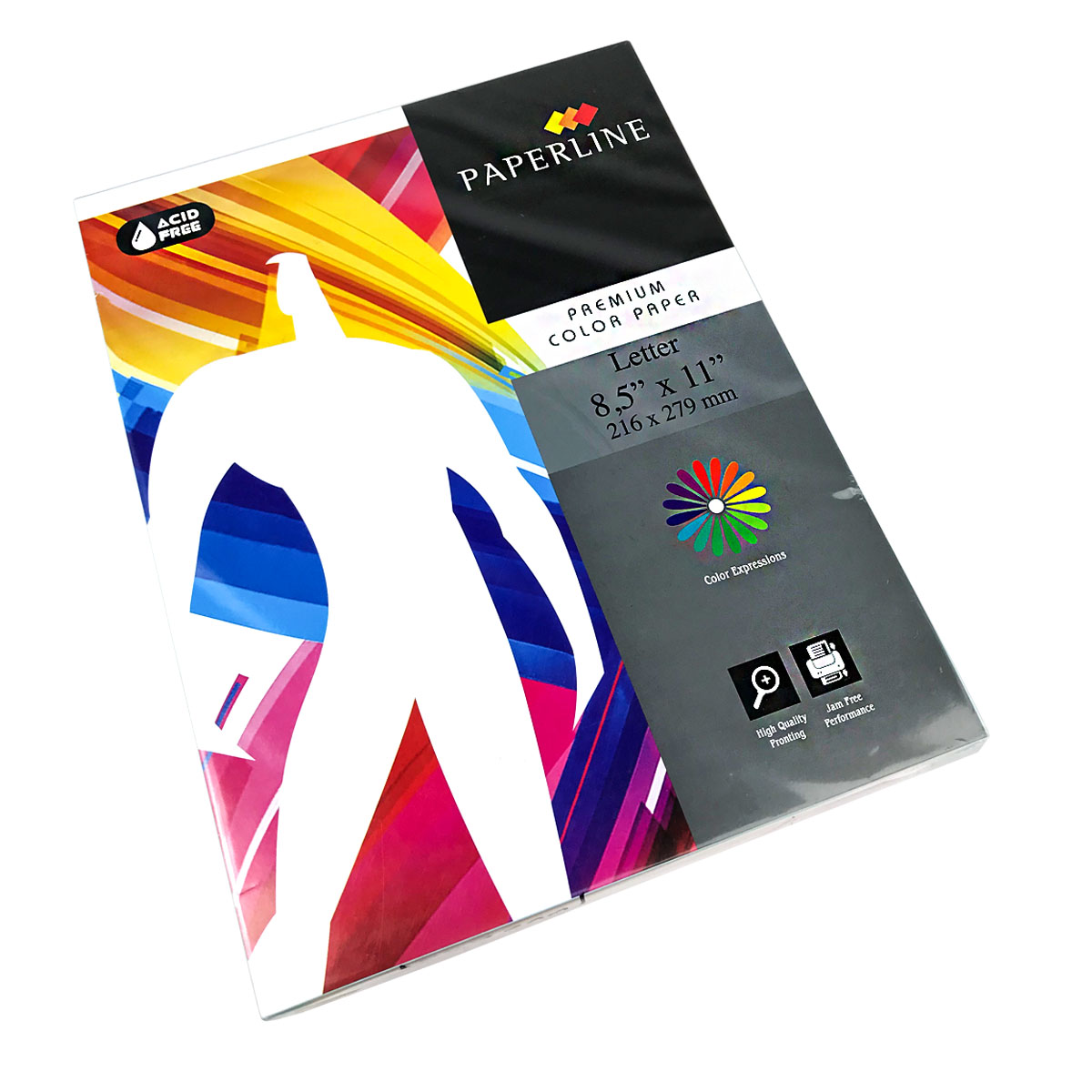 Paquete de 500 Hojas Papel bond de colores Suaves (Pasteles) Tamaño Carta PAPER LINE