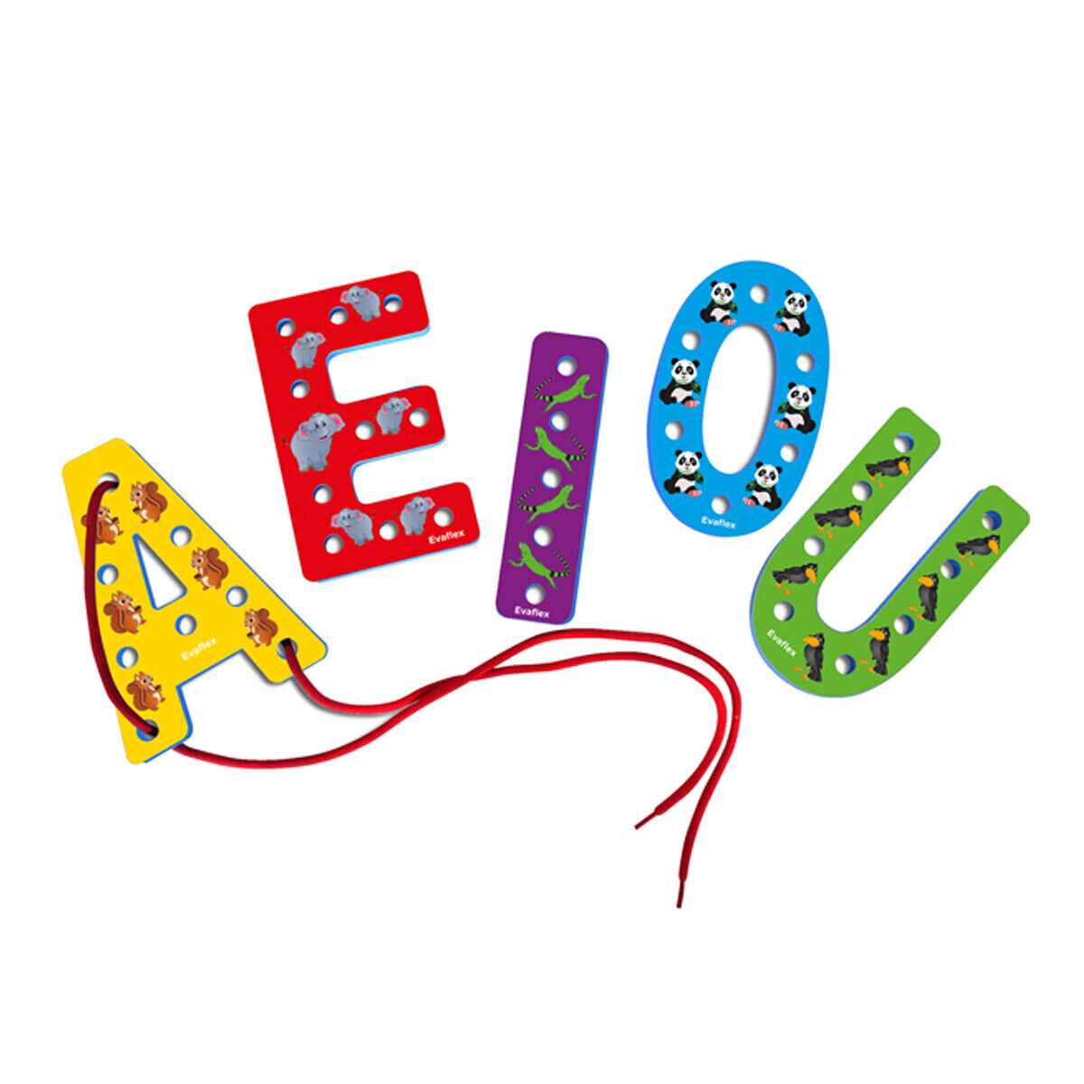 Las Vocales Juegos Educativos EVAFLEX