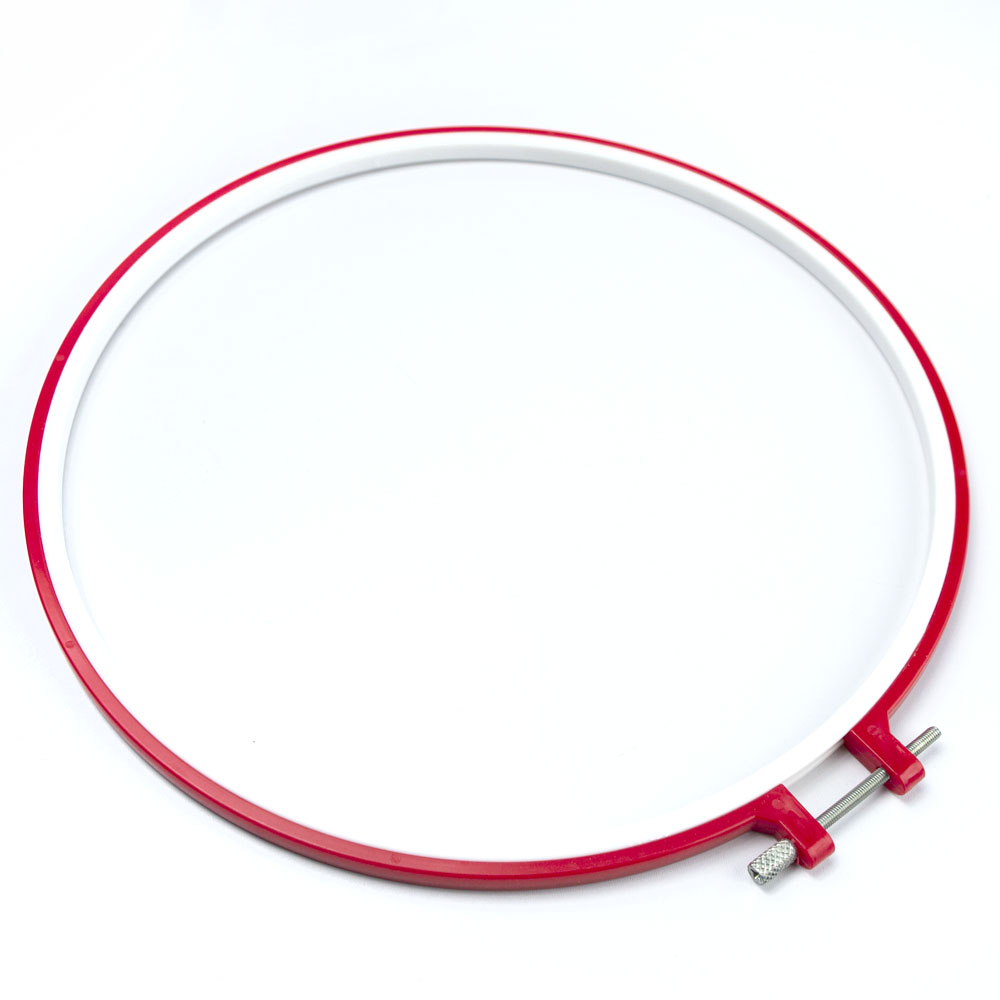 Bastidor Circular Rojo 28.5x28.5 cm.