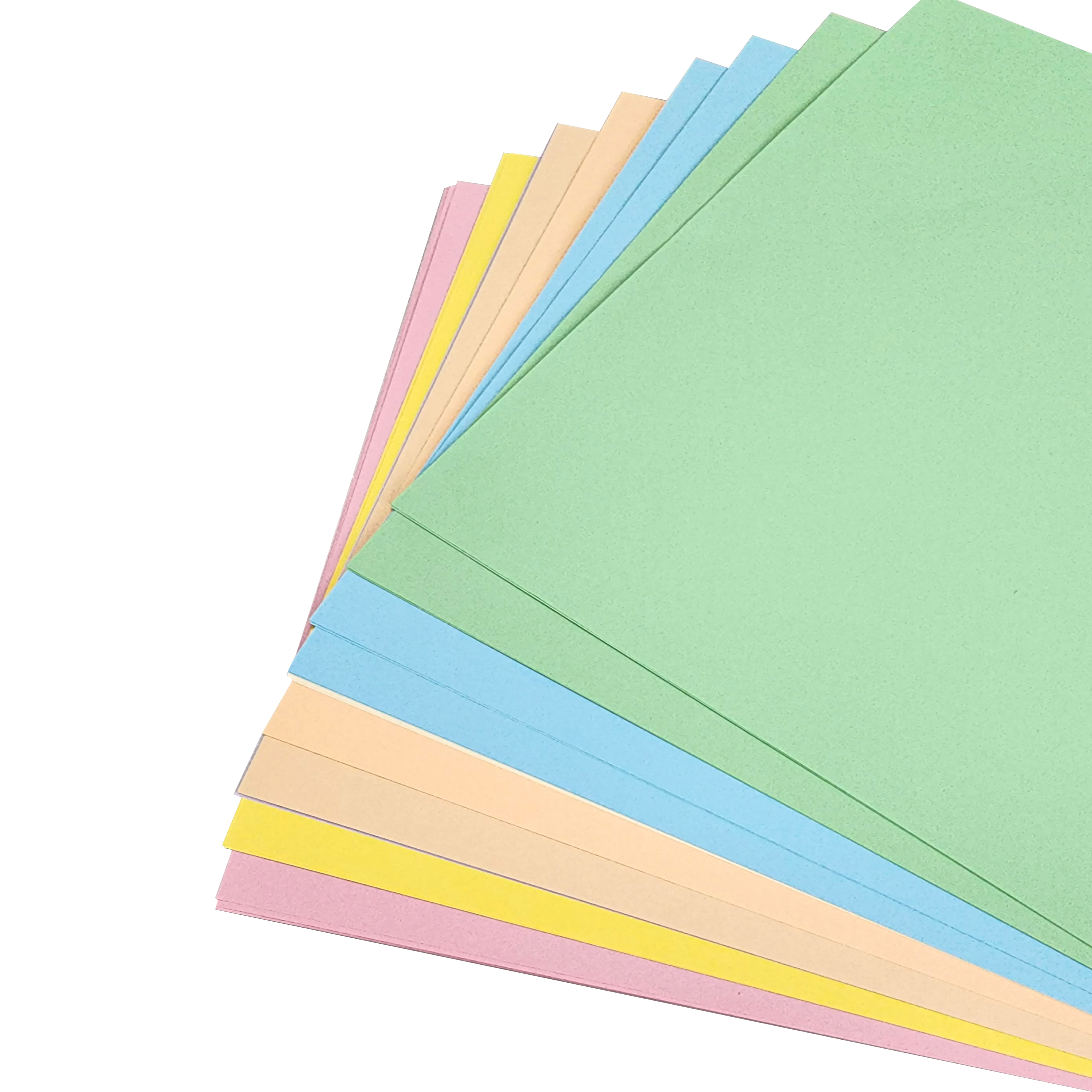 25 Hojas de Papel bond de colores Suaves (Pasteles) Tamaño Carta PAPER LINE