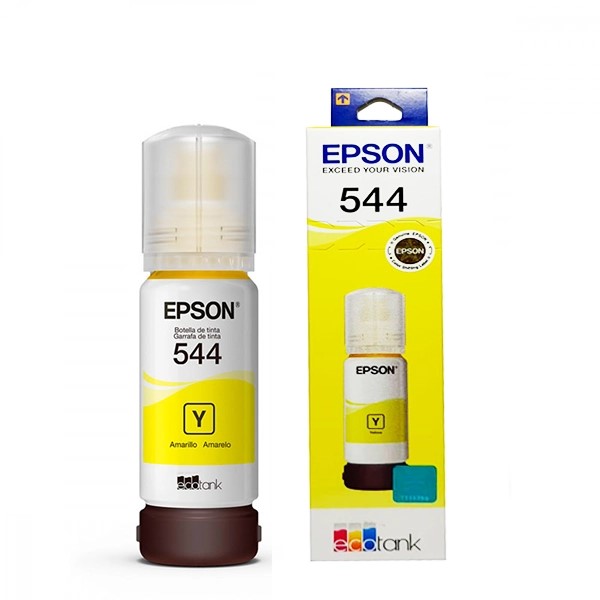 Tinta Original T544 para Impresora EPSON Color Amarillo/Yellow 65 ml.