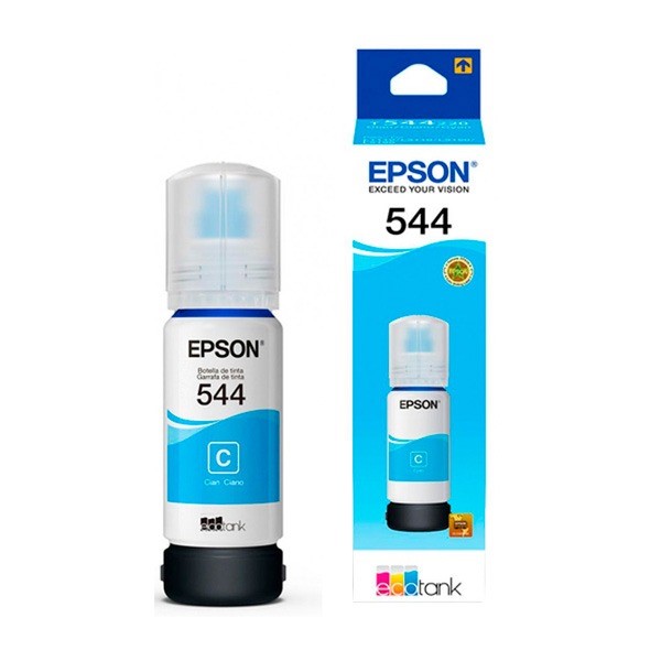 Tinta Original T544 para Impresora EPSON Color Cian/Cyan 65 ml.