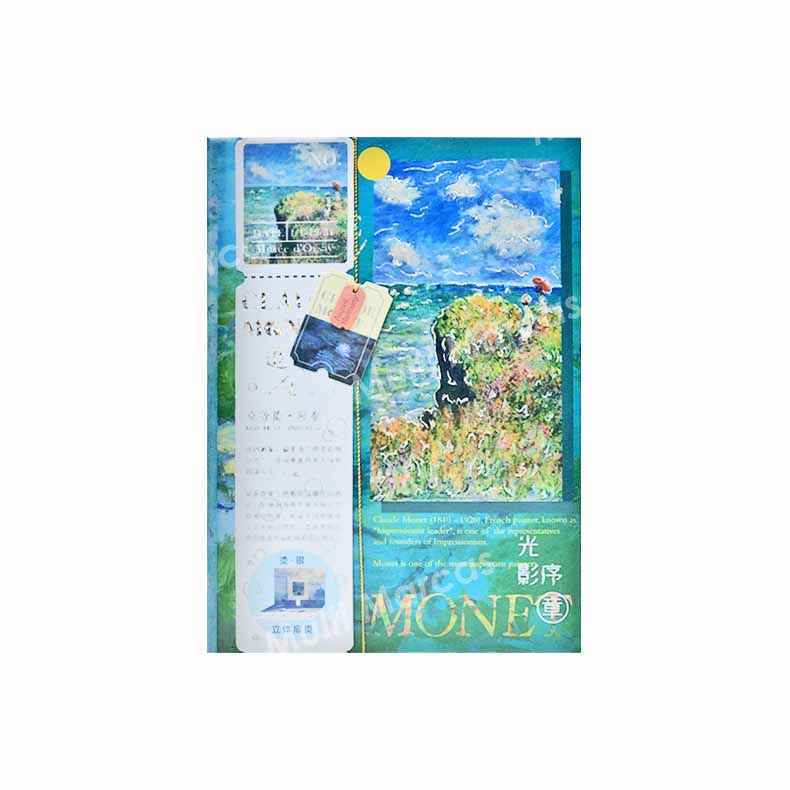 Cuaderno Con Hojas Cuadriculadas Claude Monet Tamaño A5 Para Bullet Journal  SZB6091-1033