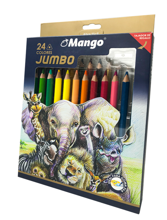 24 Colores JUMBO MANGO MC420