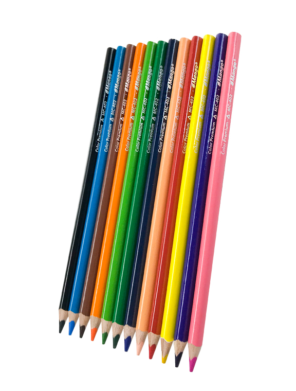 Set de 12 Lápices de Colores Premium Triangulares - MC402 - MANGO