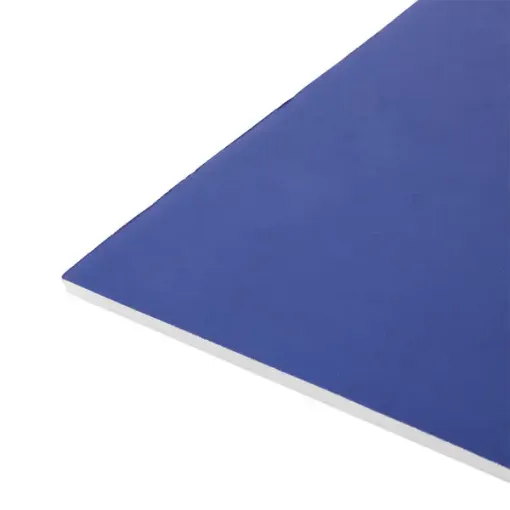 Hoja de Cartón Pluma con Relleno Esponjoso - 3 mm de Espesor - Doble Cara Azul (70x100cm)