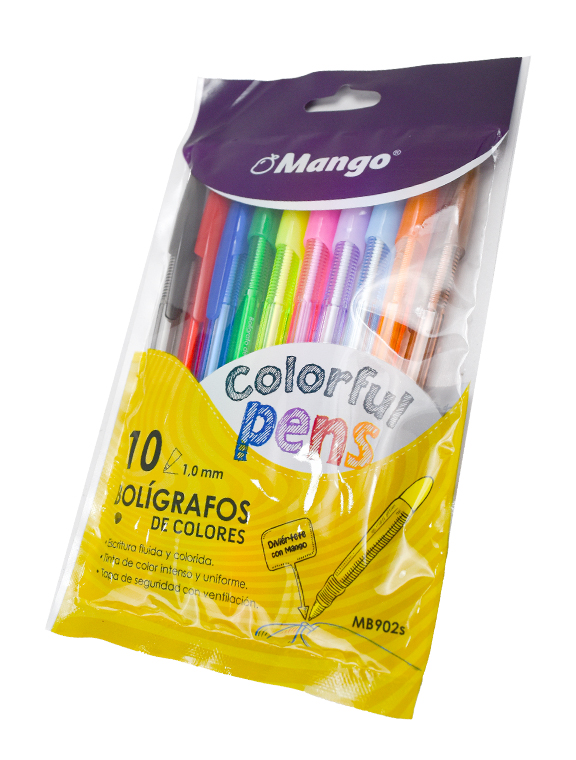 Set de 10 Bolígrafos Galaxy Color Rosado - STABILO