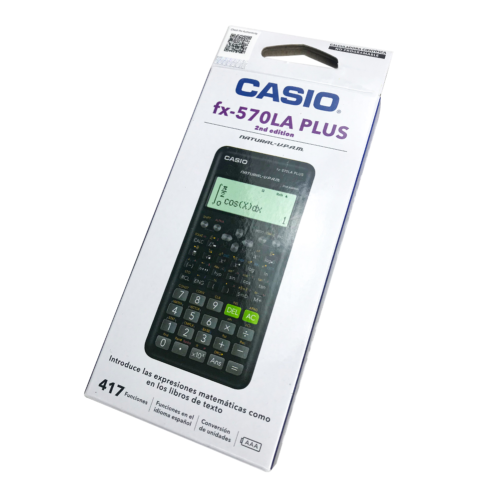 Calculadora Científica Fx 570la Plus Casio Segunda Edición
