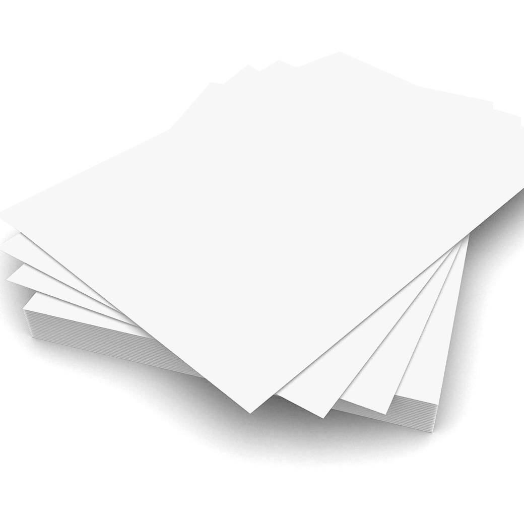 Paquete de 250 Pliegos / Hojas de Cartulina Color Blanco - 150 Gramos - 65 x 100 cm. - Suzano