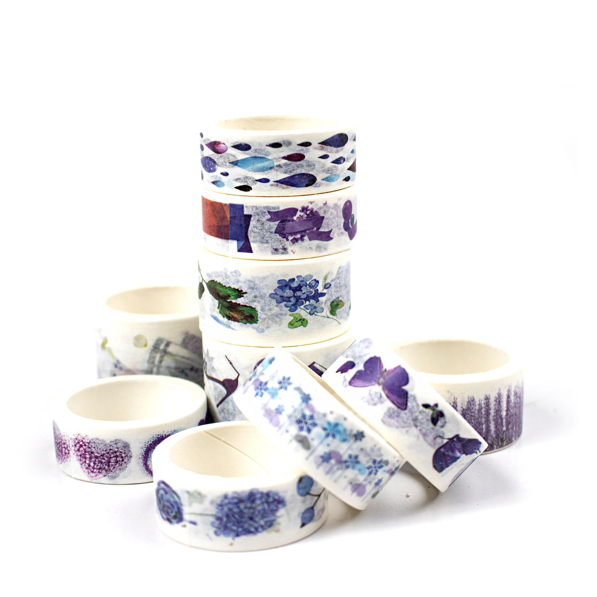 Set de 10 Washi Tape (Cinta Adhesiva con diseño) MPC1510