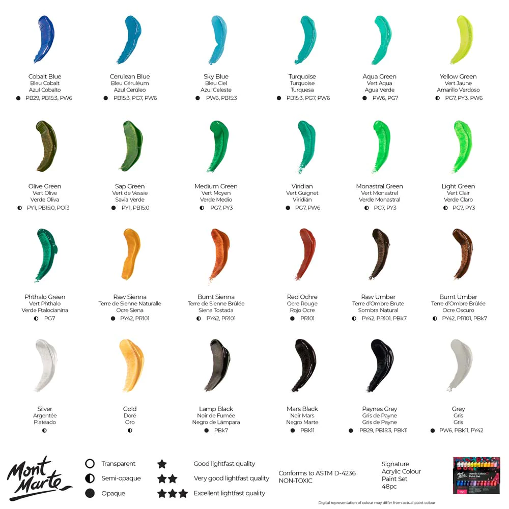Set Pintura Acrílica Studmark 12 Colores | Artemania