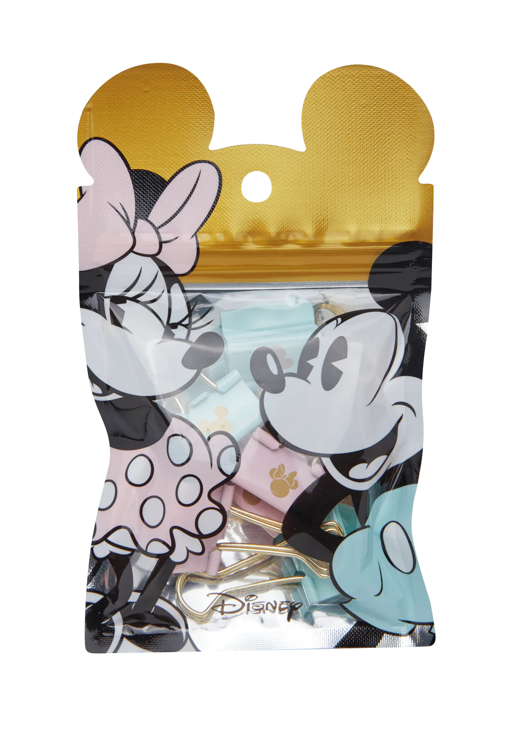 Binder Clip Pastel de 25 mm 6 Unidades Mickey & Minnie MOOVING 216-2020201