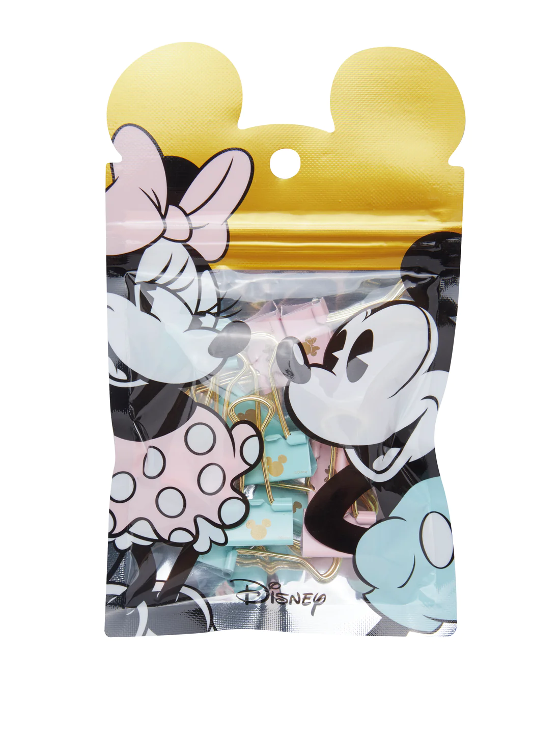 Binder Clip Pastel de 19 mm 12 Unidades Mickey & Minnie MOOVING 216-2020101