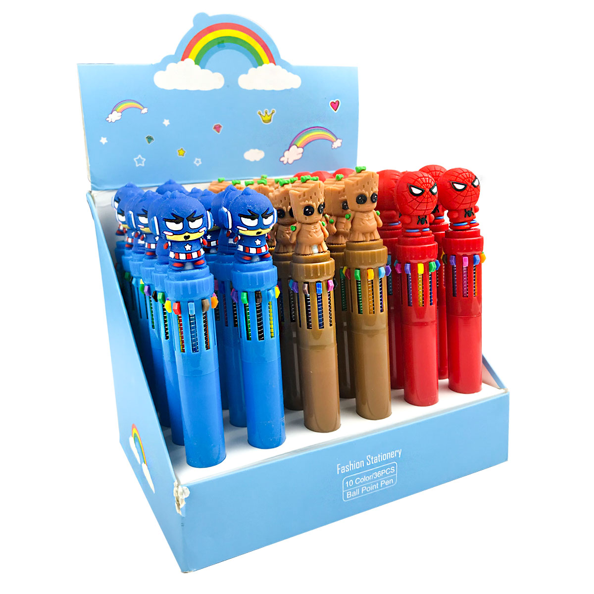Bolígrafo Vengadores de 10 colores