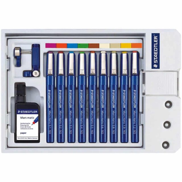 Set Estilógrafos Técnicos Recargables STAEDTLER Mars® matic 700 S9