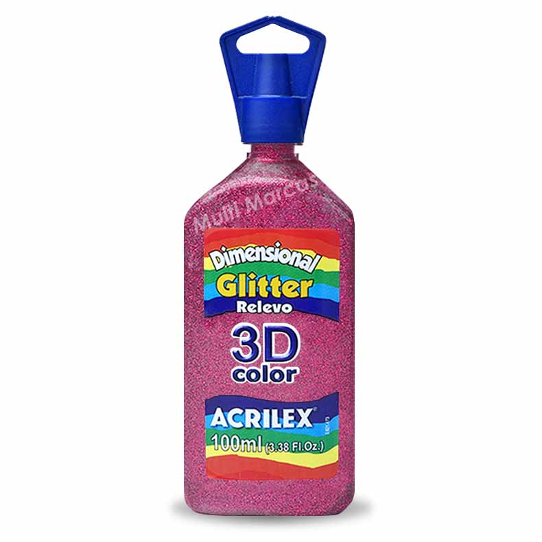 Dimensional Glitter Relieve 3D Color de 35 ml Color Cielo Estrellado ACRILEX