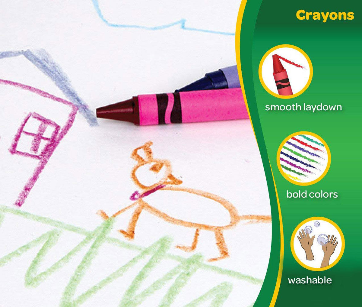 Set de 96 Crayones Delgados - 52-0096 - Crayola
