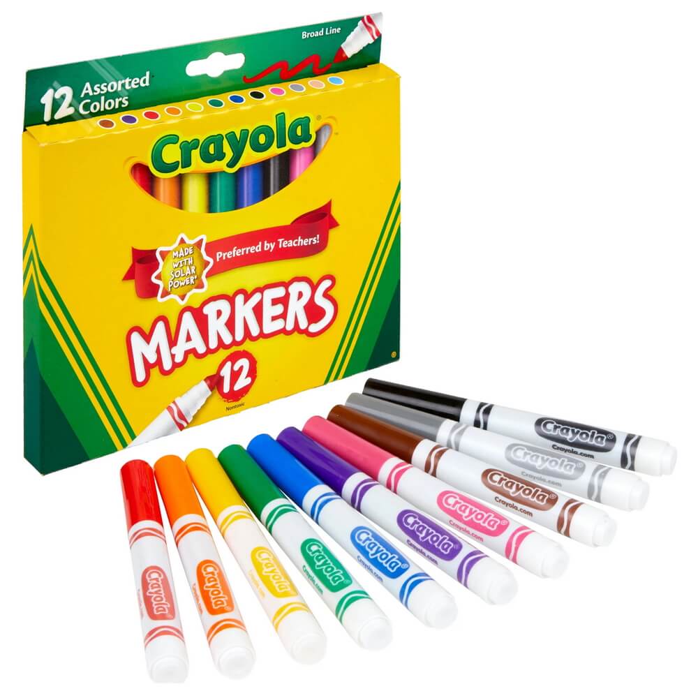 Estuche de 50 rotuladores lavables de Crayola – Juguetes Today