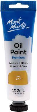 Pintura al Oleo 100 ml Profesional Series Dorado MONT MARTE MPO0034
