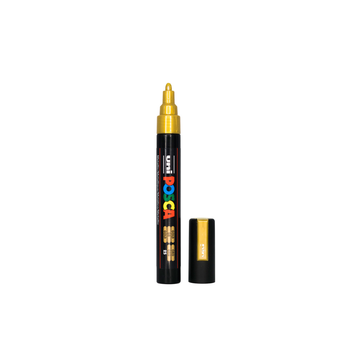 Marcador Uni-POSCA PC-5M Punta Media de 1.8 a 2.5 mm. Color Oro / Gold- POSCA