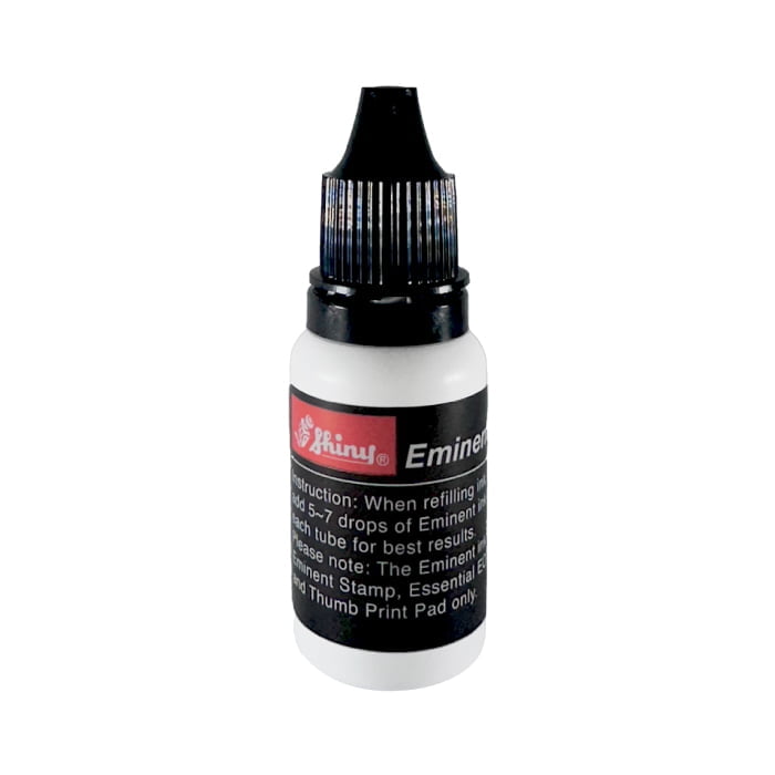 Tinta al Aceite Para Foliador Eminent de 15 ml. Color Negro E-161-9 - Shiny