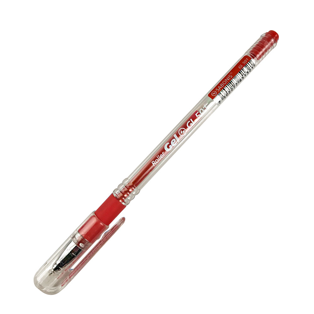 Micropunta Roller Gel GL501 Rojo SABONIS