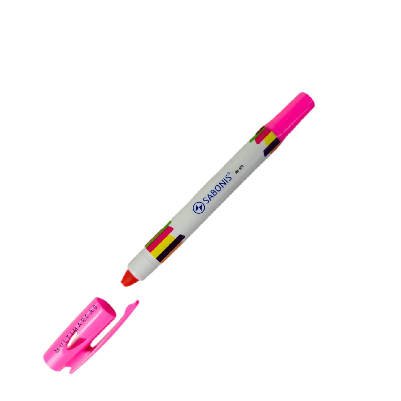 Crayon Resaltador Flúo Color Rosado RE650U - SABONIS