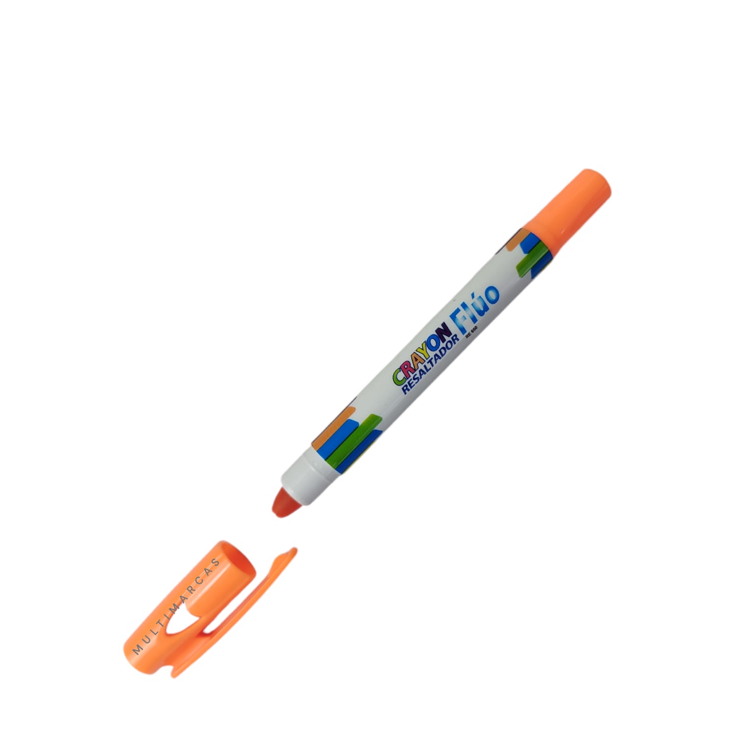 Crayon Resaltador Flúo Color Naranja RE650U - SABONIS