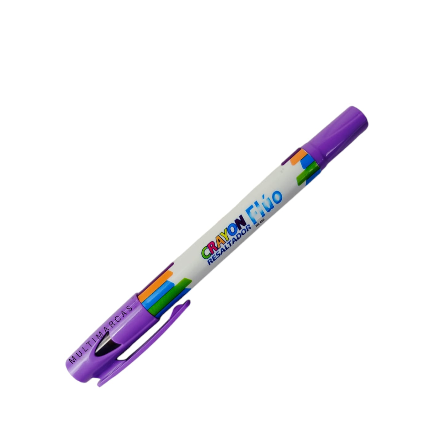 Crayon Resaltador Flúo Color Lila RE650U - SABONIS