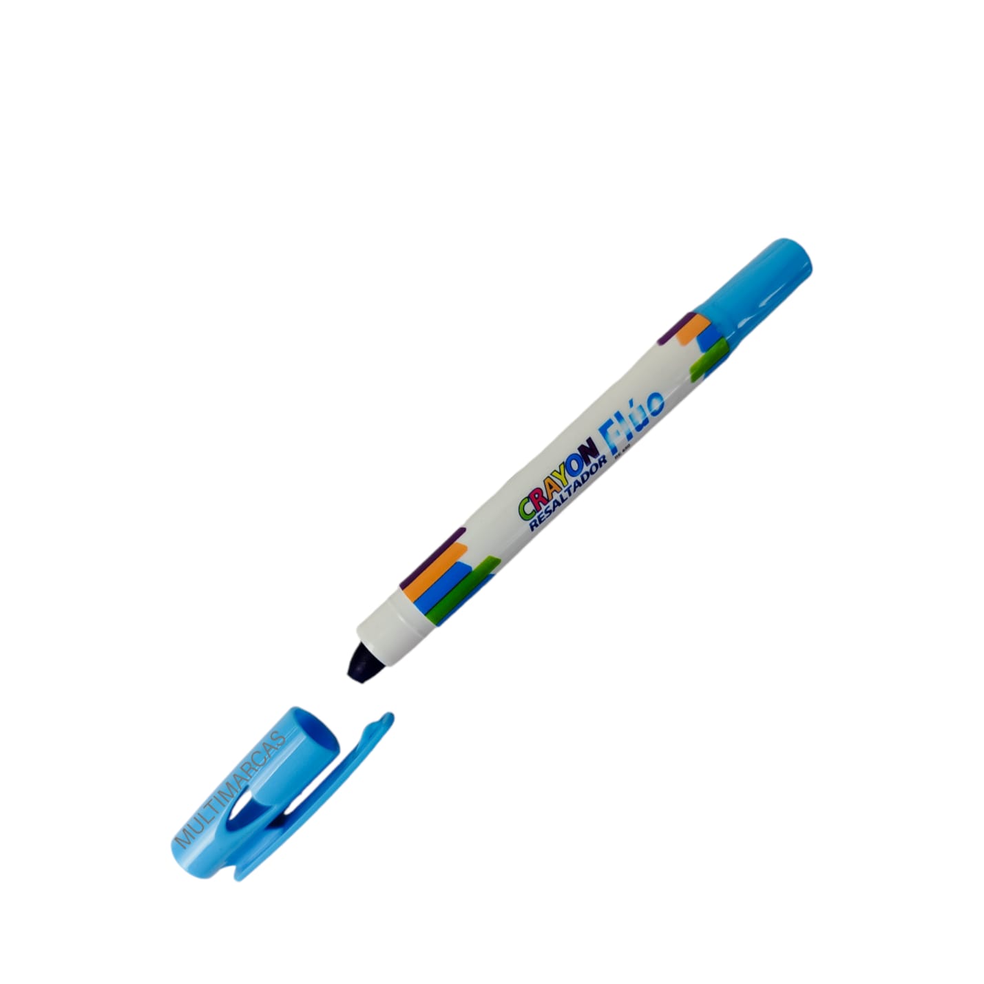 Crayon Resaltador Flúo Color Celeste RE650U - SABONIS