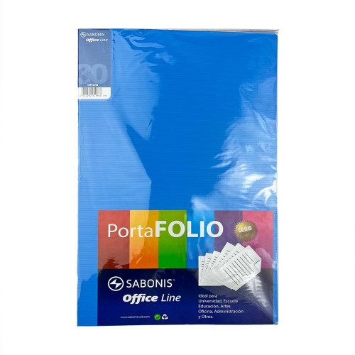 Portafolio / Archivador Con 40 Fundas Tamaño Oficio - SN40F - SABONIS