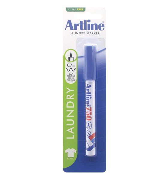 Marcador Para Ropa EK750 - AZUL - ARTLINE