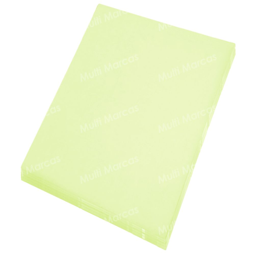 Paquete de Papel Bond de 500 Hojas Opticolor, 75 Gramos, Tamaño Carta, Color Amarillo Suave