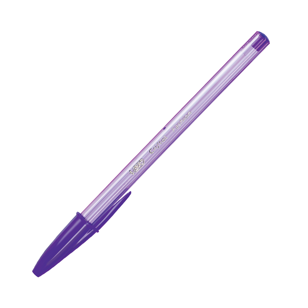 Bolígrafo Fashion Trazo de 1.2 mm. Color Morado - BIC