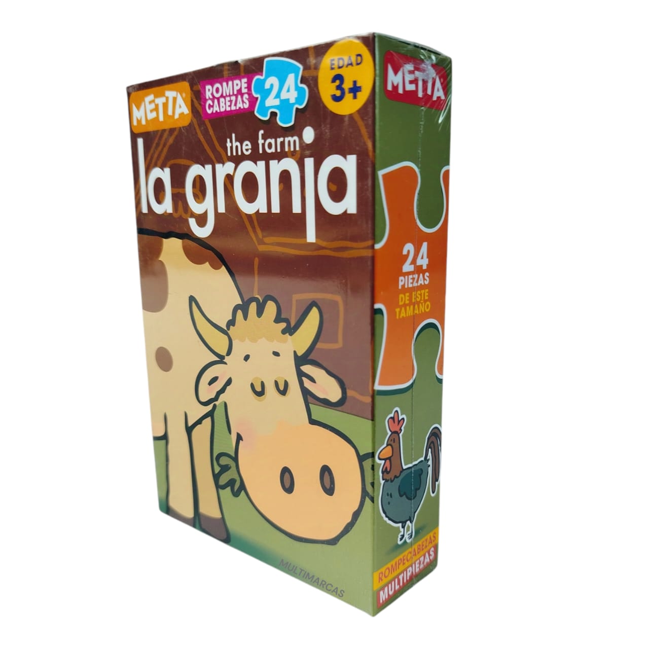 Rompecabezas Multipiezas (+3 años) - LA GRANJA- 24p - 1012 - METTA