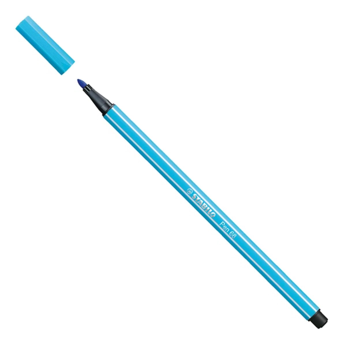 Rotulador Marcador Pen 68/57 - Azul Celeste - STABILO