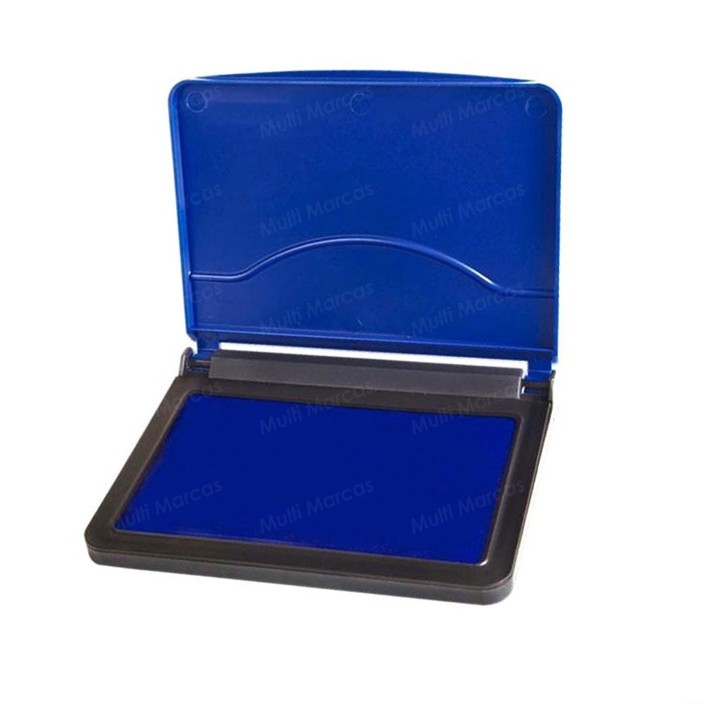 Tampo/Almohadilla Para Sellos 10x12.5 cm. Color Azul - Artesco