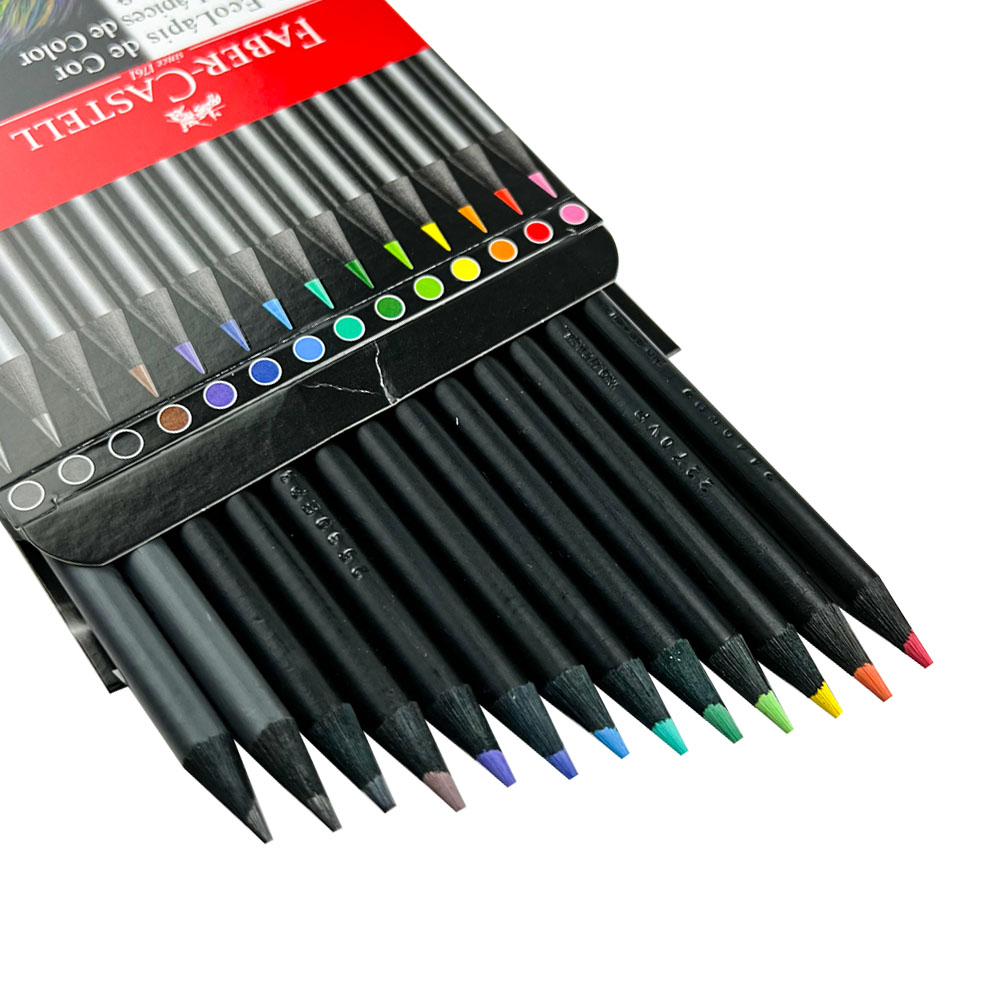 Set de 12 EcoLápices de Color Supersoft + 2 Ecolápices Grafito de regalo 120712SOFT+2 FABER CASTELL