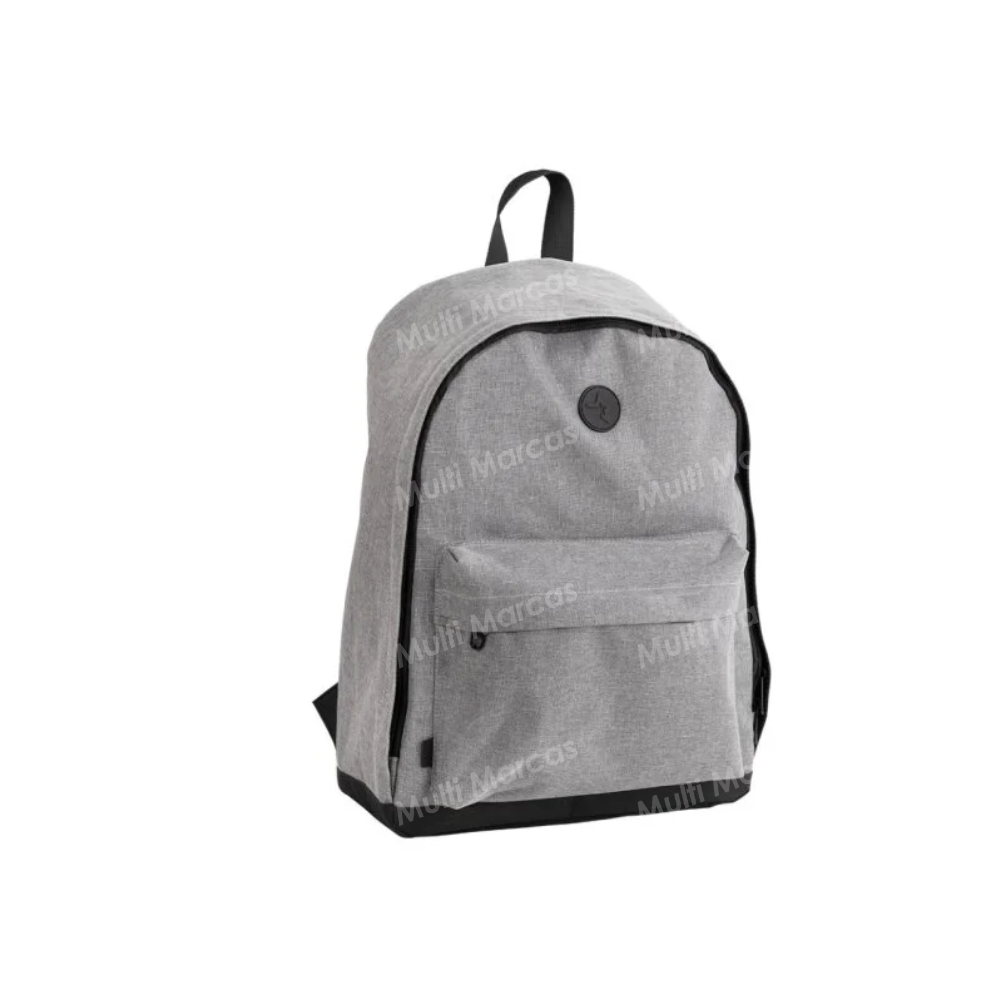 Mochila BRW Estonado Gris y Negro - MC0361