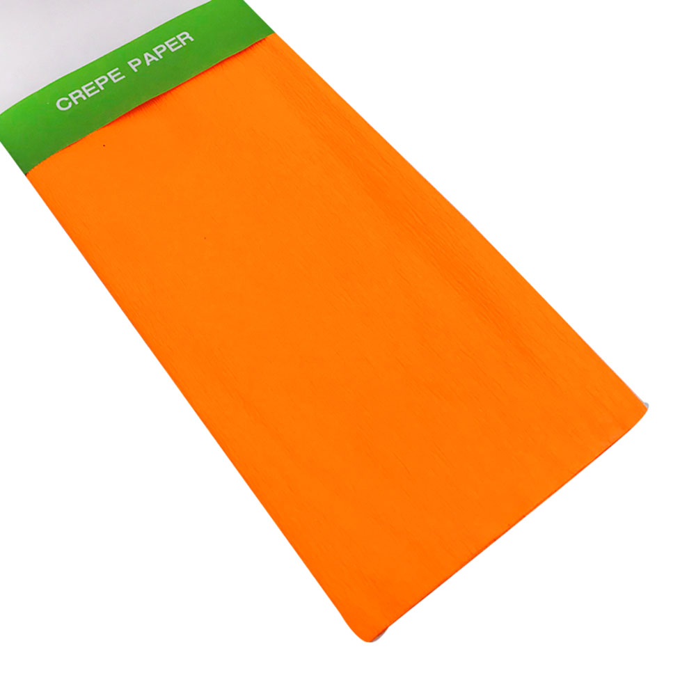 Rollo de Papel Crepé (50 x 150 cm) Fluorescente Naranja