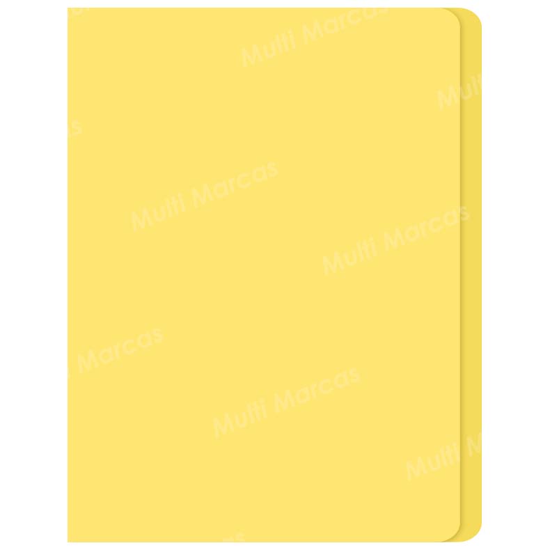 Paquete de Eco Folder Amarillo Tamaño Carta AMERICAN IRIS