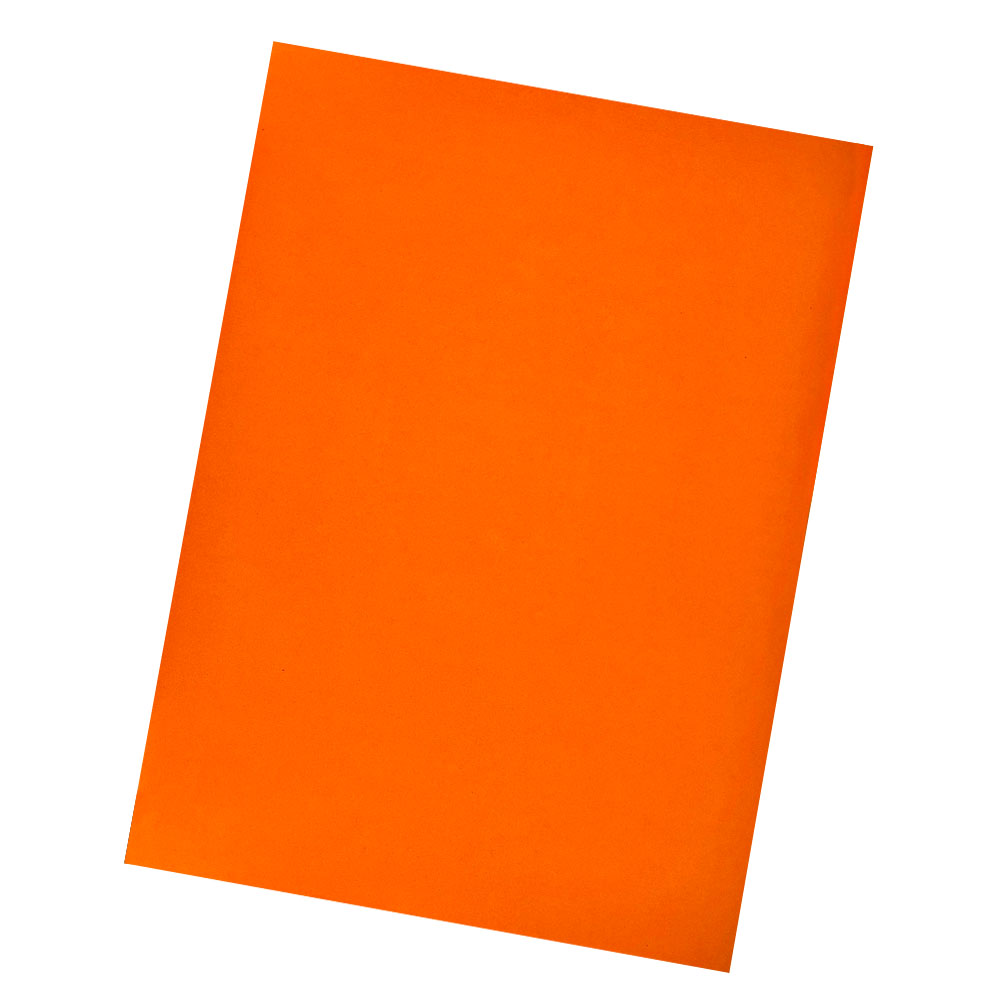 Goma Eva Pleno Tamaño Oficio Color Naranja