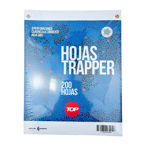 Paquete de 200 Hojas para Trapper Multicolor Flipo de 3 Perforaciones Tamaño Carta