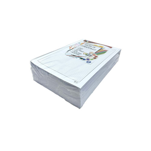 Paquete de 1000 Hojas de Cuadernillo Cuadrícula 0.5 mm. (Normal) Multicolor Tamaño Carta