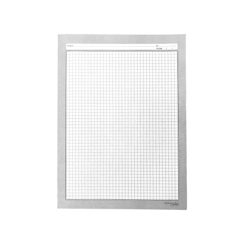 Block de 10 Hojas de Cuadernillo Cuadícula 0.5 mm. con Diseño Tamaño Carta